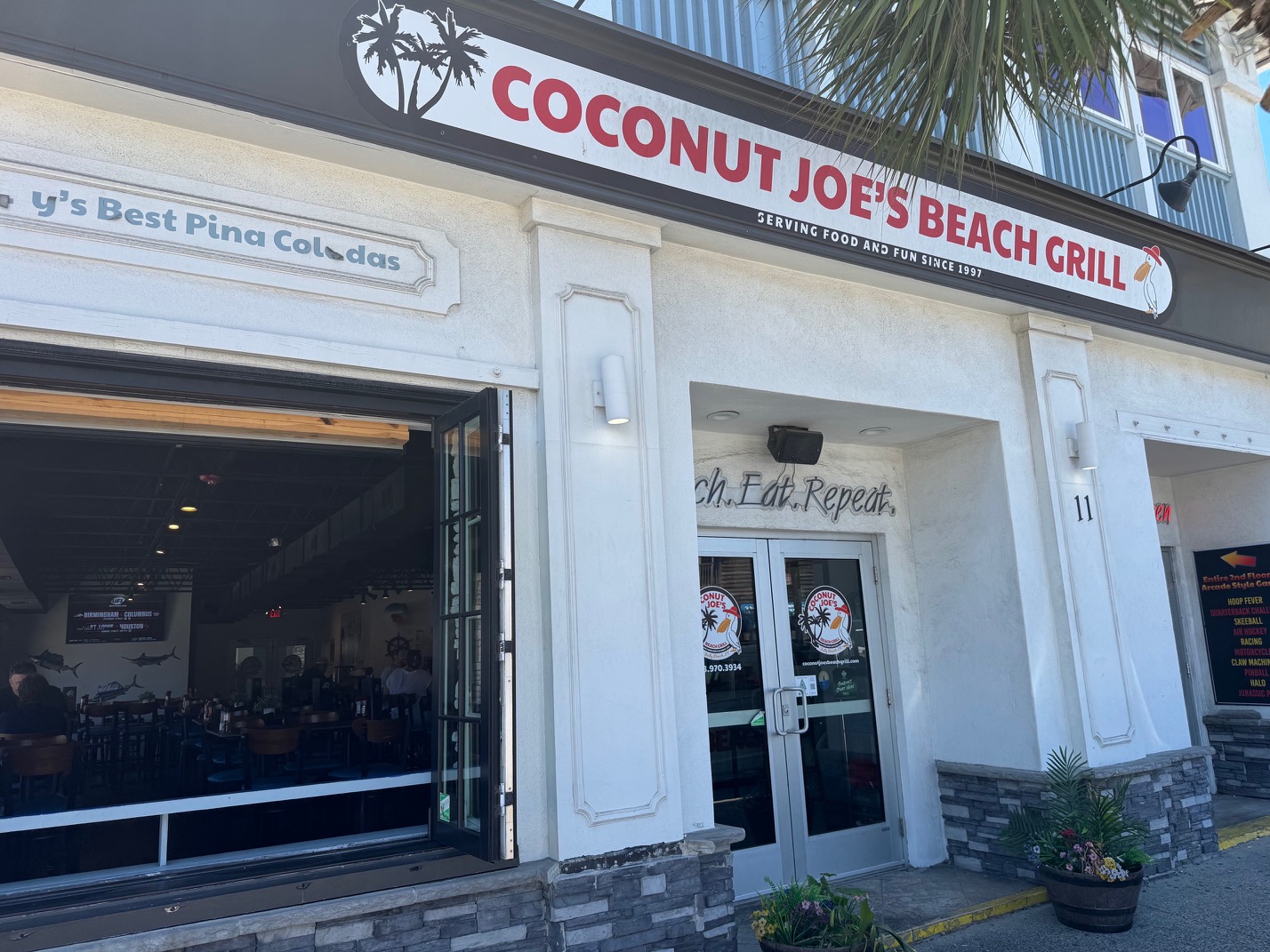 Things To Do Coconut Joe's Beach Grill